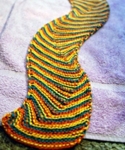 leethal patterns Waving Chevron Scarf